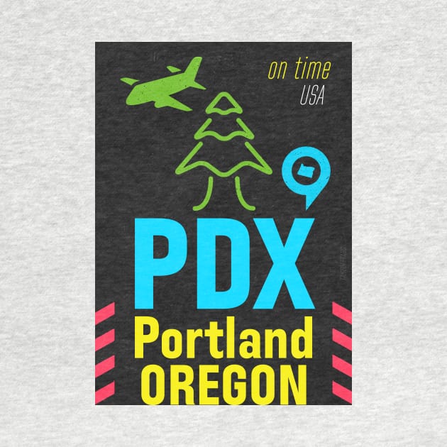 PDX airport code design by Woohoo